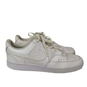 Nike Court Vision Low Shoes Men's Size 13 White Lace Up Sneaker Athleticwear